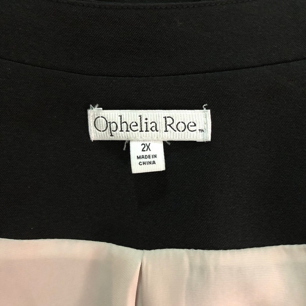 Plus Size Open Front Blazer - Picture 2 of 6